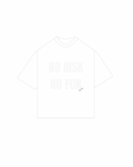 NO RISK - TEE (white x black)